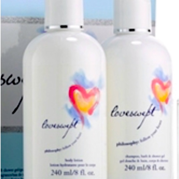 RARE DISCONTINUED Philosophy Loveswept 8oz setMay have dents or no foil seal.